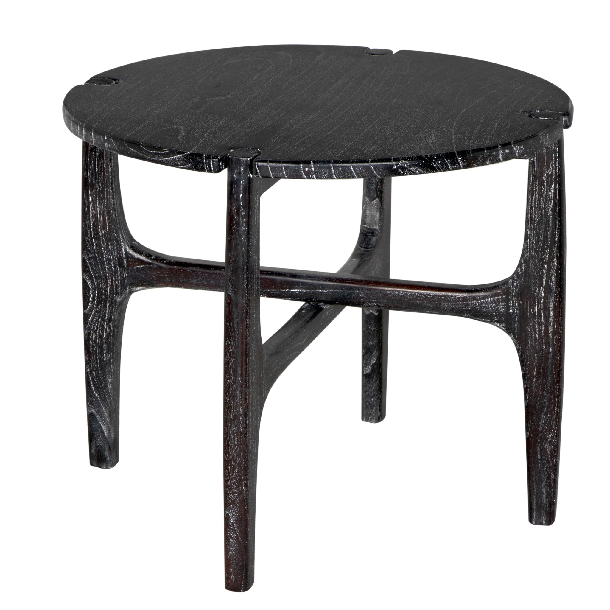 Noir Bucks Side Table, Sombre Finish