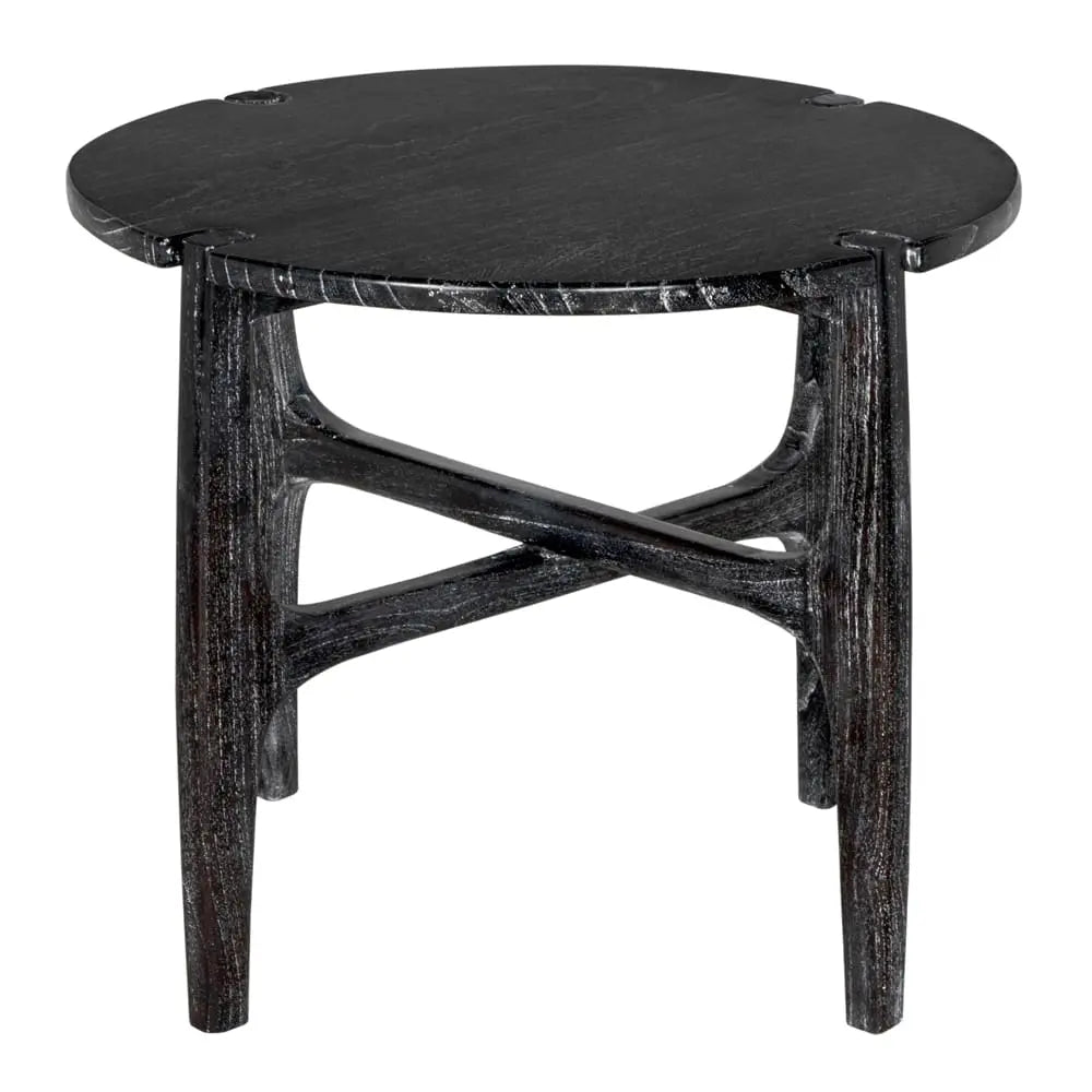 Noir Bucks Side Table, Sombre Finish