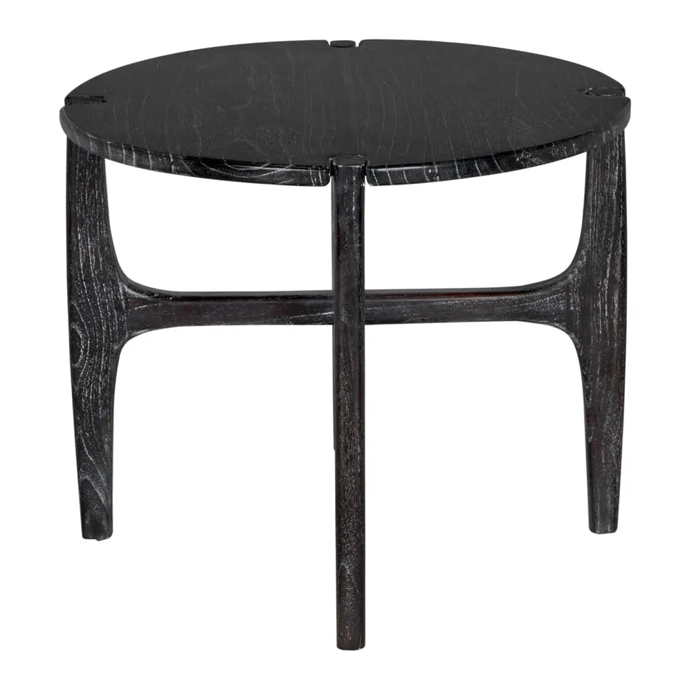 Noir Bucks Side Table, Sombre Finish