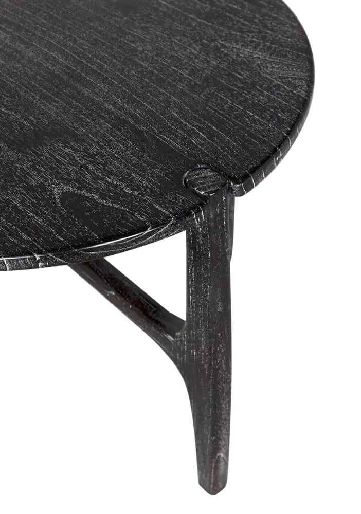 Noir Bucks Side Table, Sombre Finish