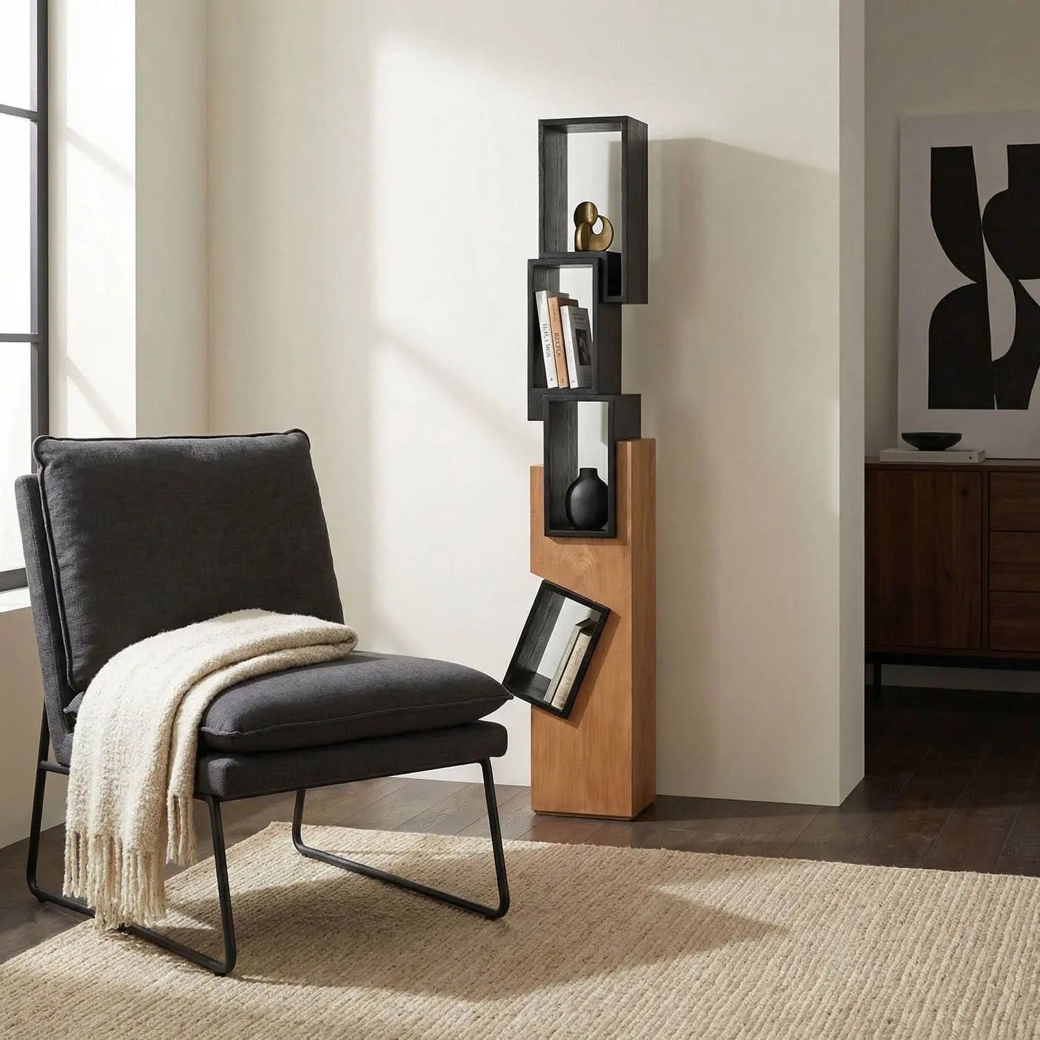 Noir Jackson Shelf