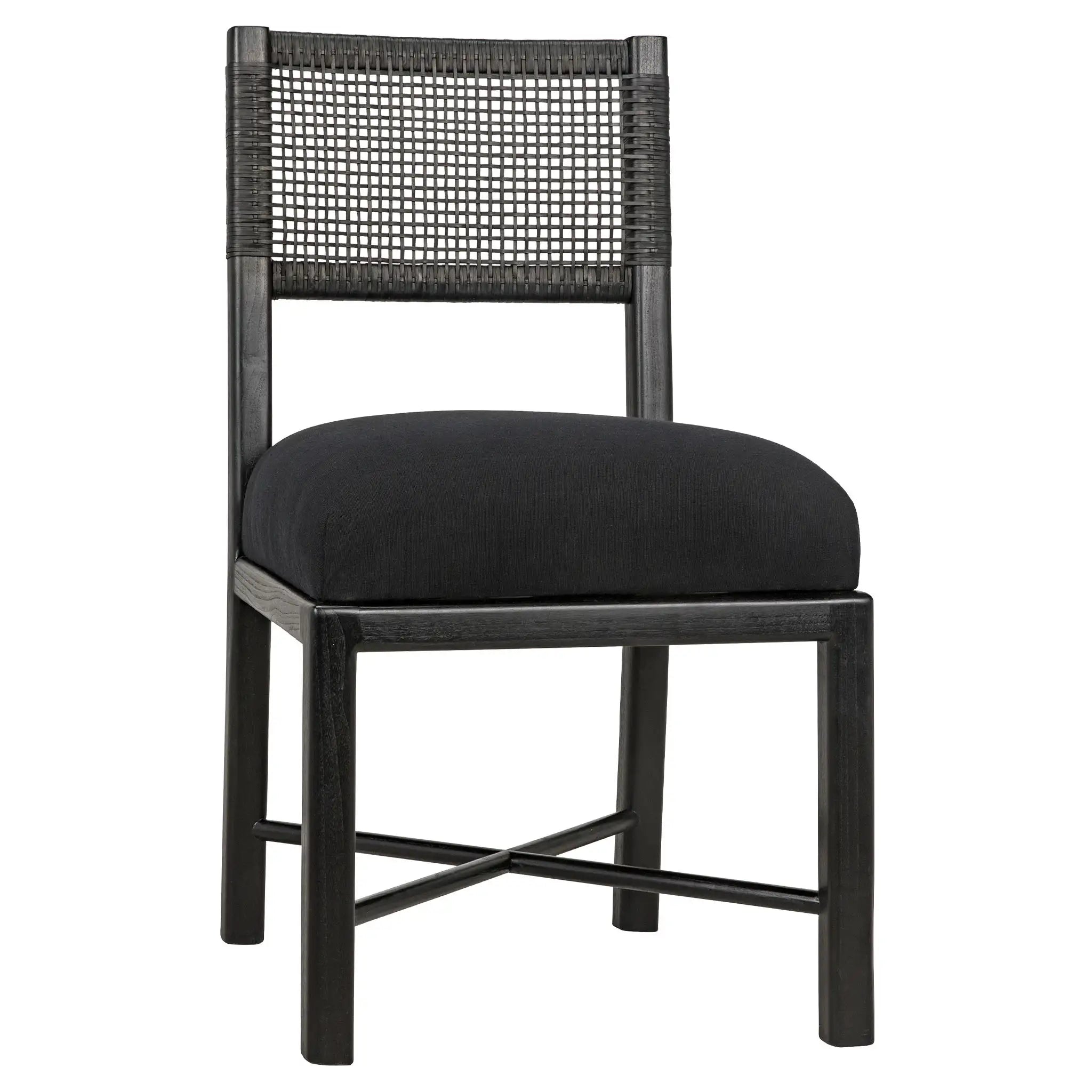 Noir Lobos Chair, Charcoal Black