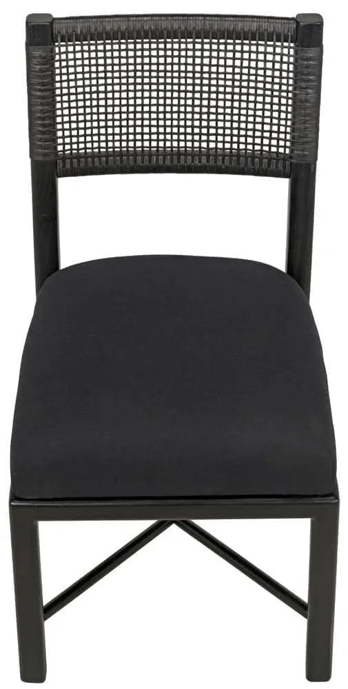 Noir Lobos Chair, Charcoal Black