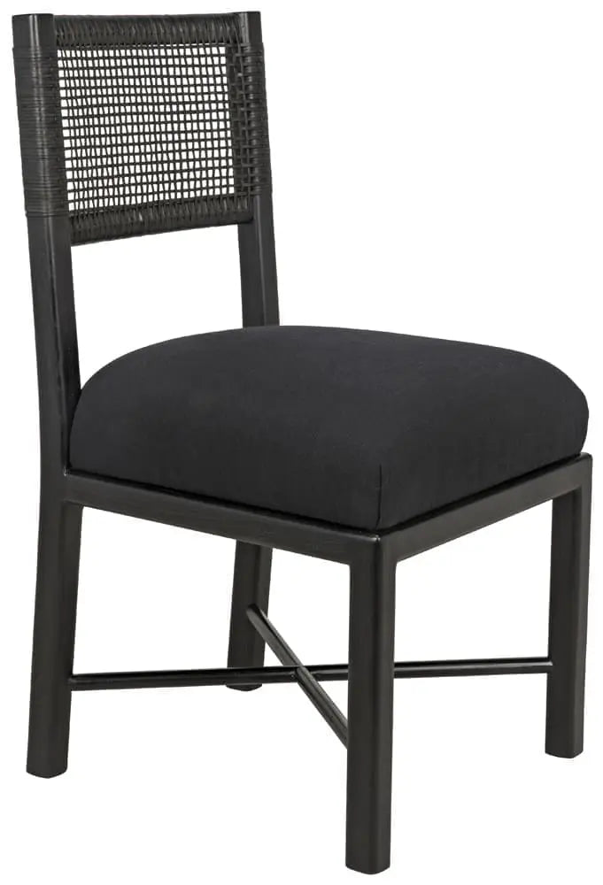Noir Lobos Chair, Charcoal Black