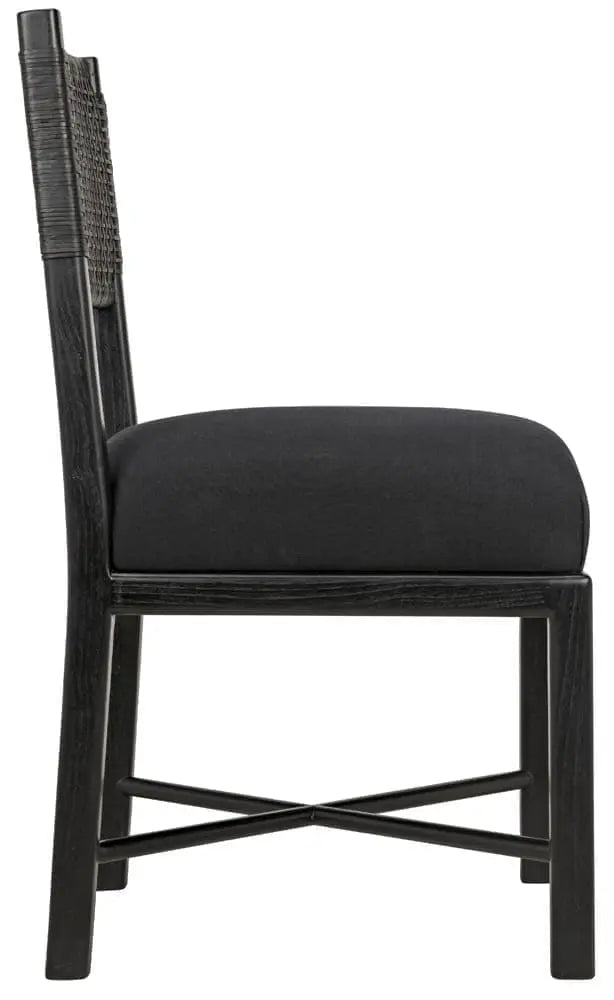 Noir Lobos Chair, Charcoal Black
