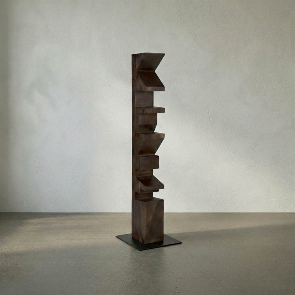 Noir Totem Statue, Teak