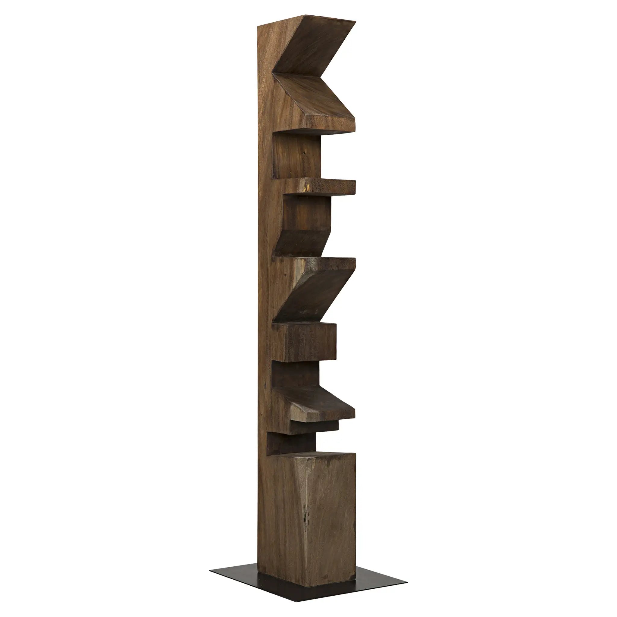 Noir Totem Statue, Teak