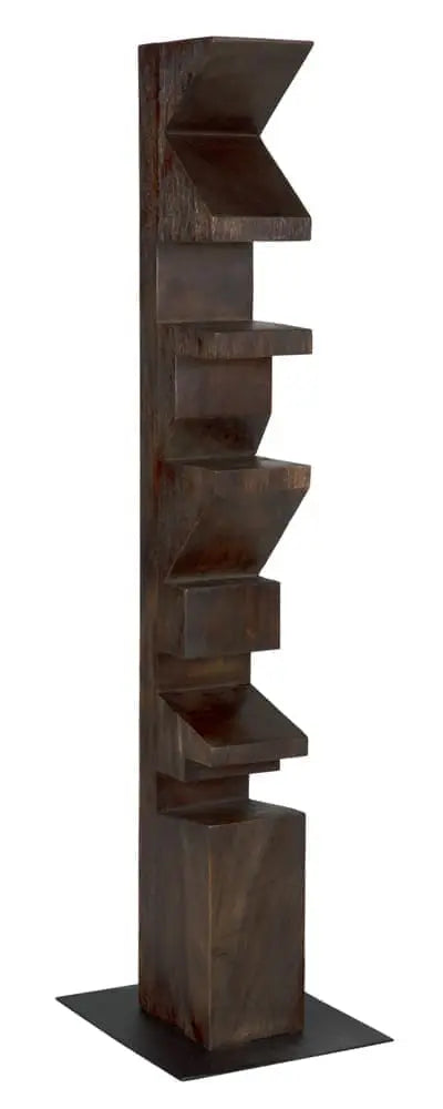 Noir Totem Statue, Teak