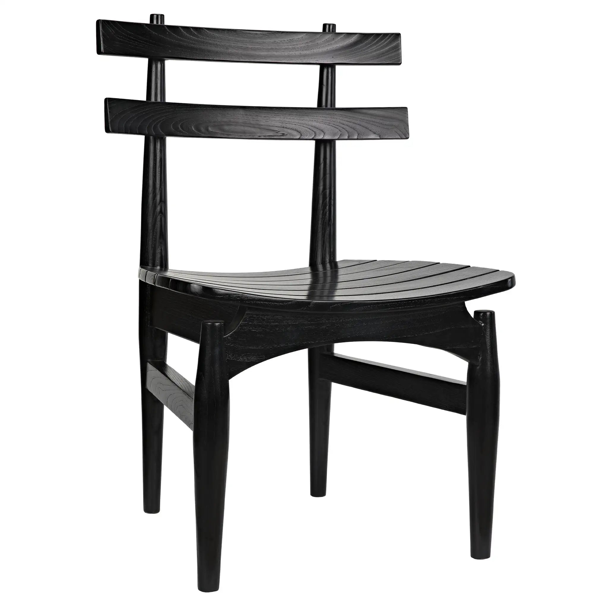 Noir Azumi Chair, Charcoal Black