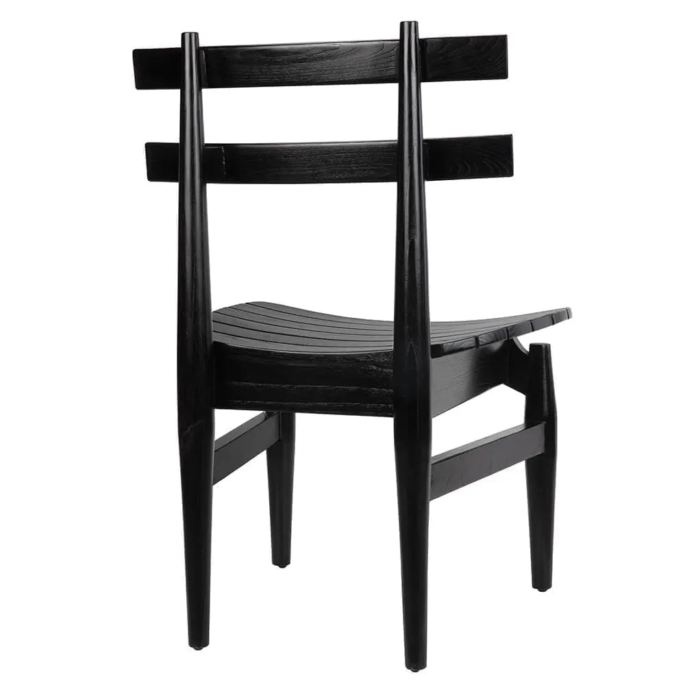 Noir Azumi Chair, Charcoal Black