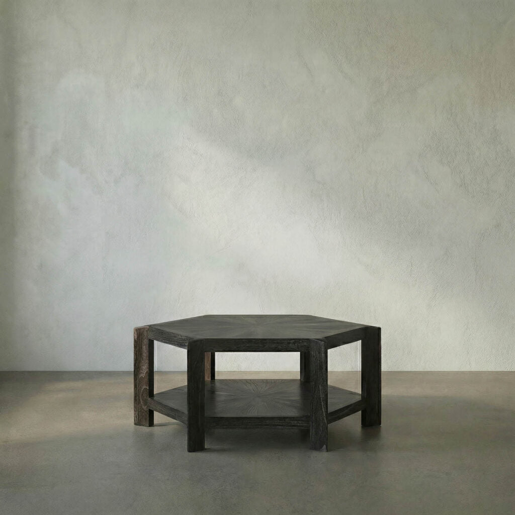 Noir Yuhuda Coffee Table, Cinder Black