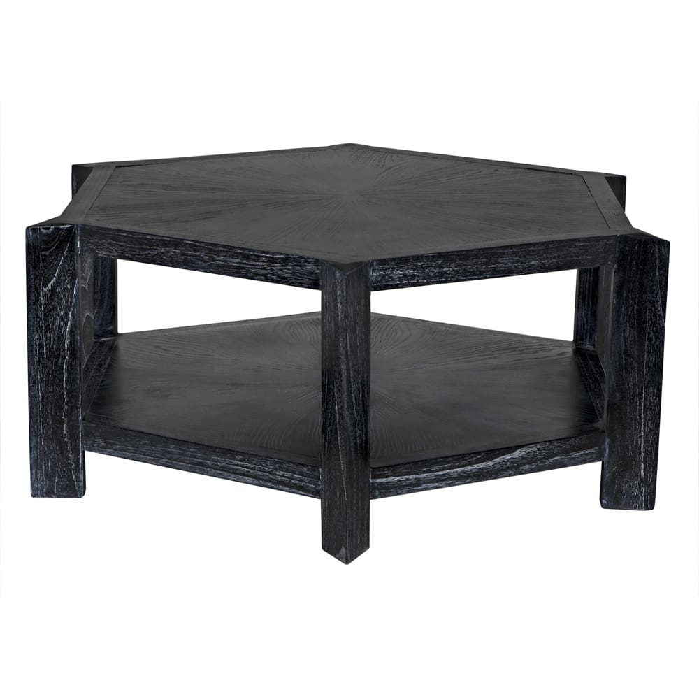 Noir Yuhuda Coffee Table, Cinder Black