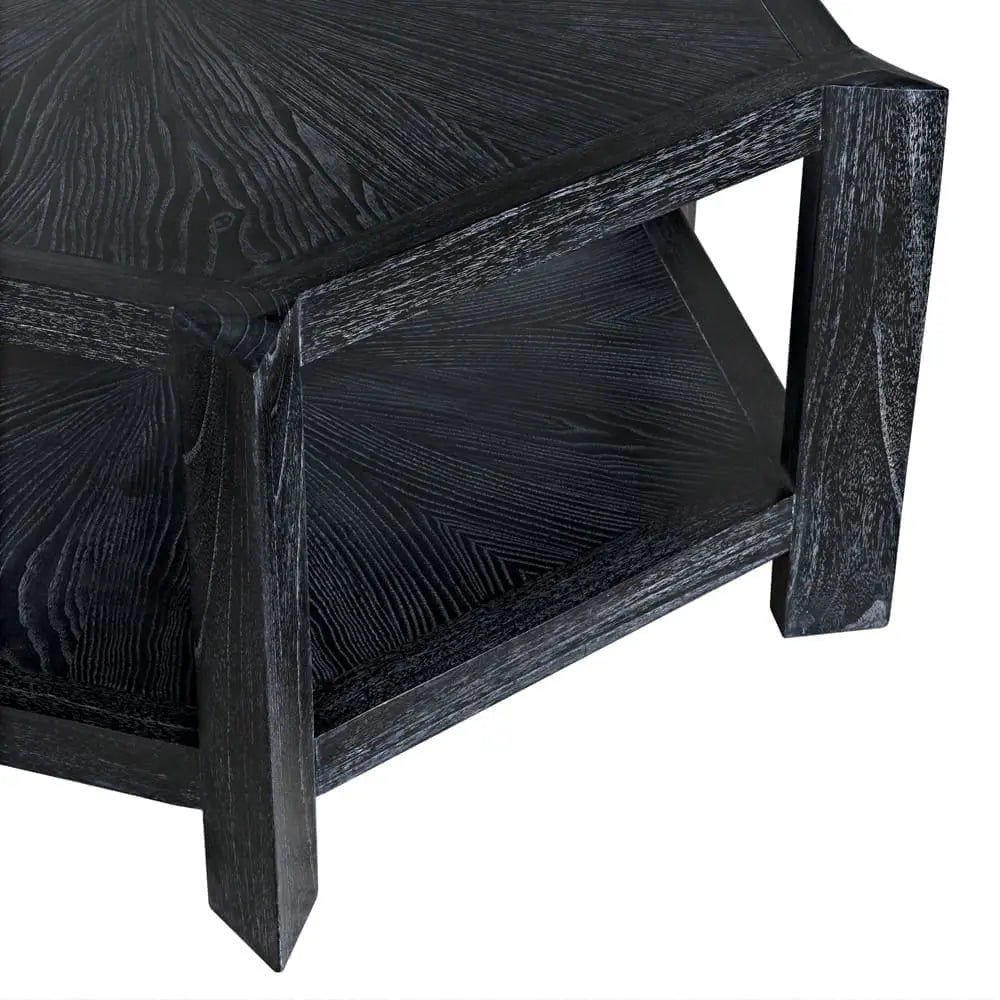 Noir Yuhuda Coffee Table, Cinder Black