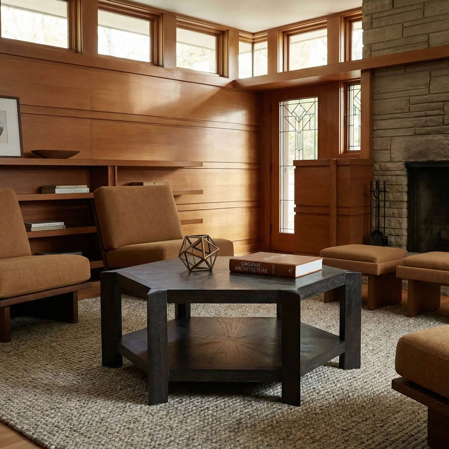 Noir Yuhuda Coffee Table, Sombre Finish
