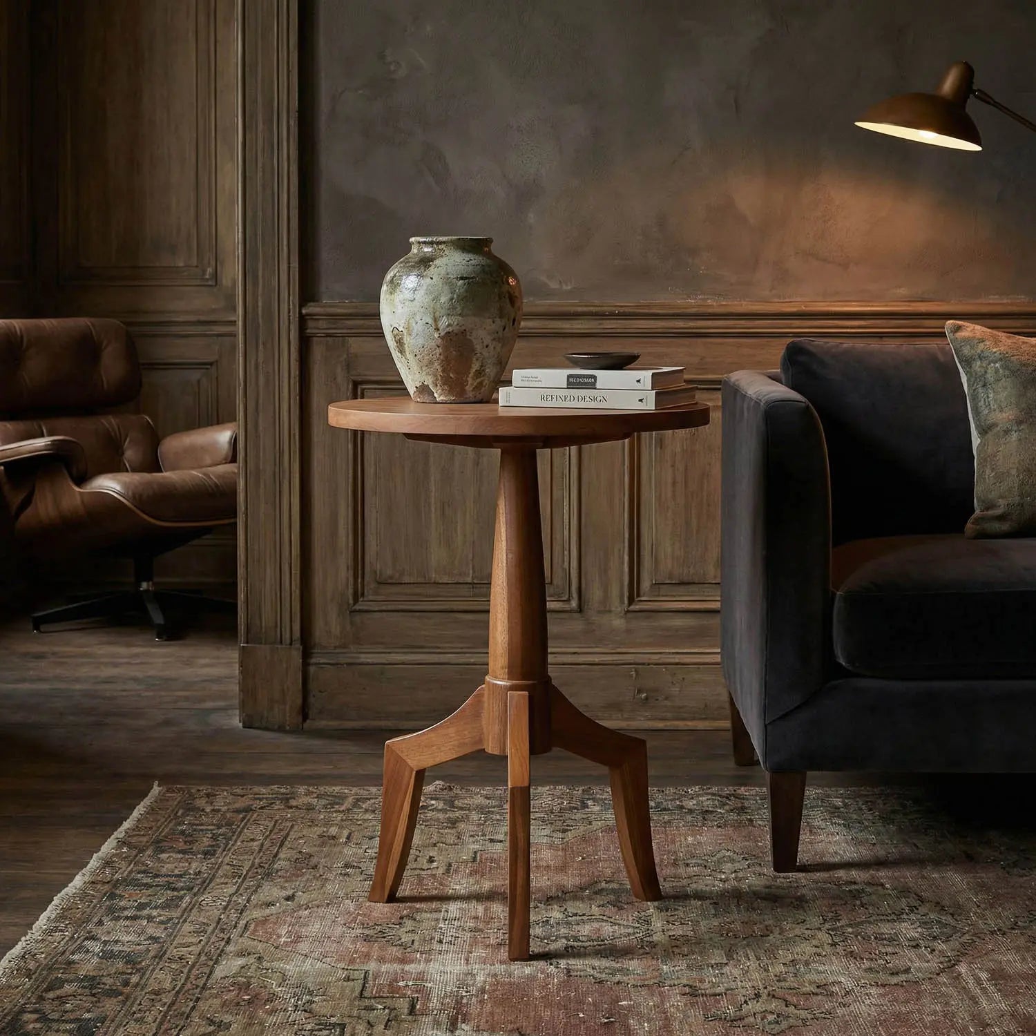 Noir Atomic Teak Table