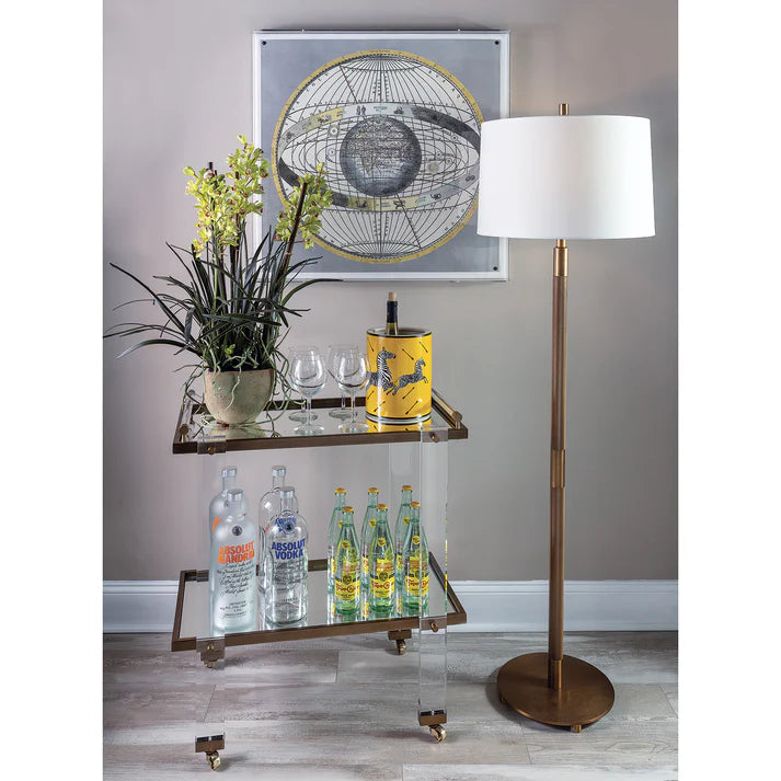 Port 68 Tuscany Brass Bar