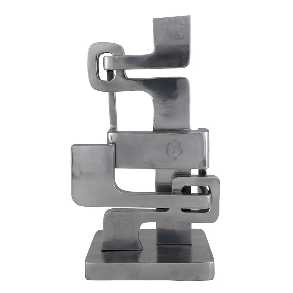 Noir Kubric Sculpture, Silver