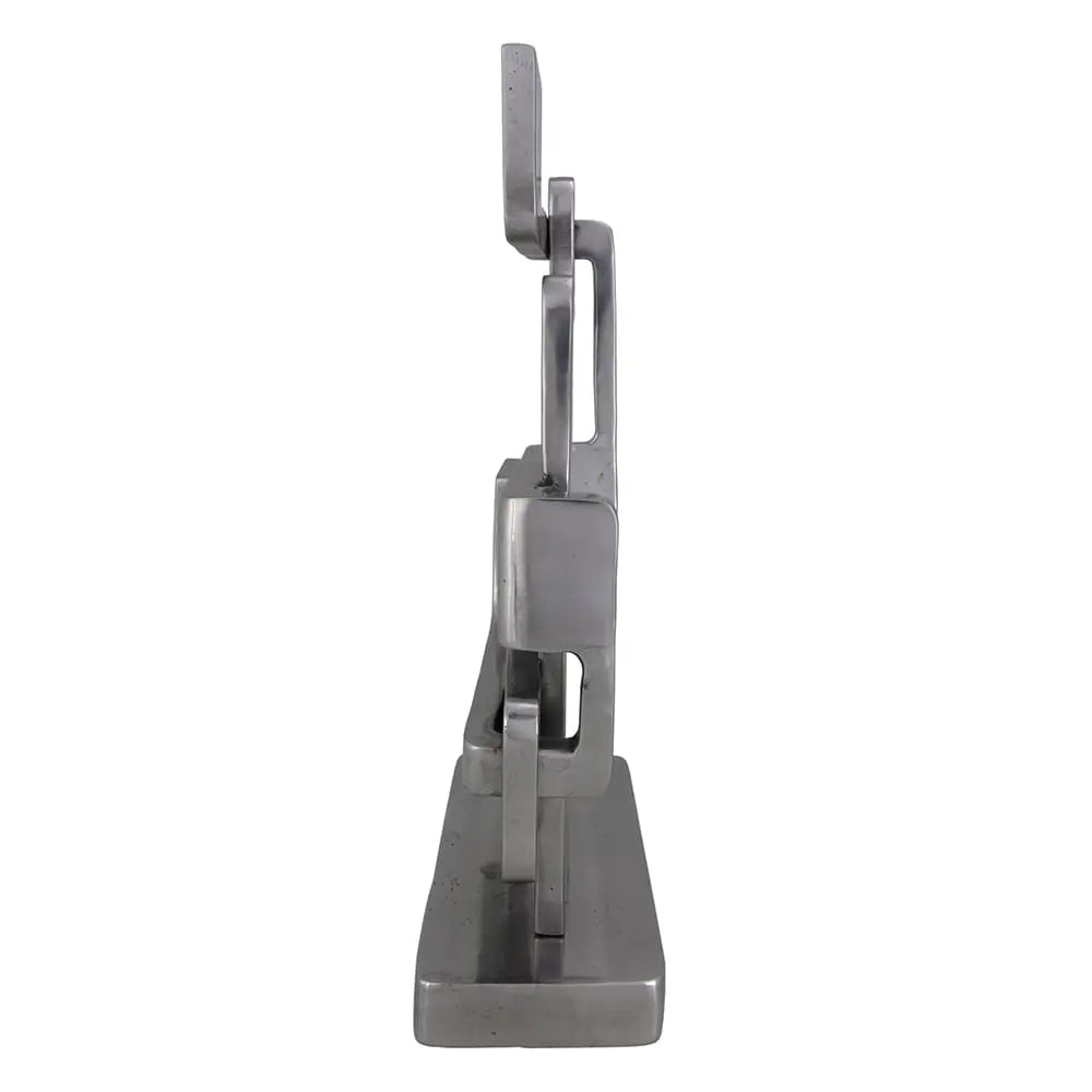 Noir Kubric Sculpture, Silver