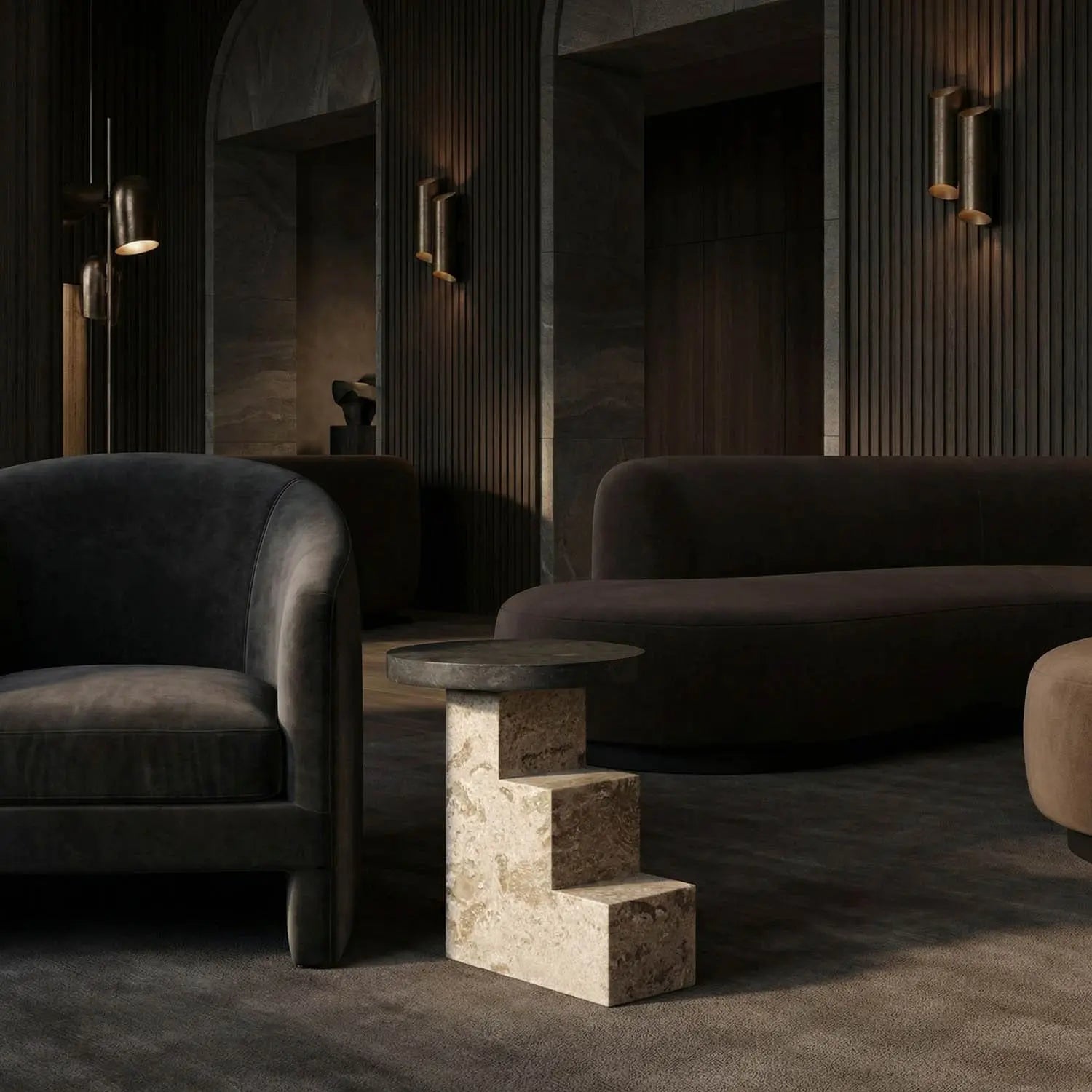 Noir Barnes Side Table