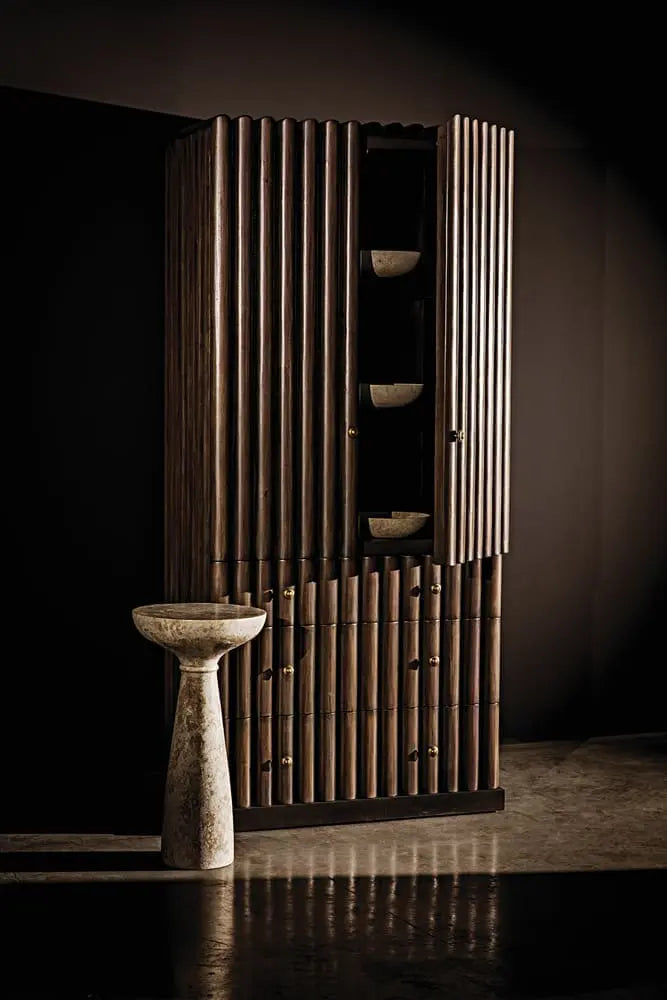 Noir Architect Side Table, C