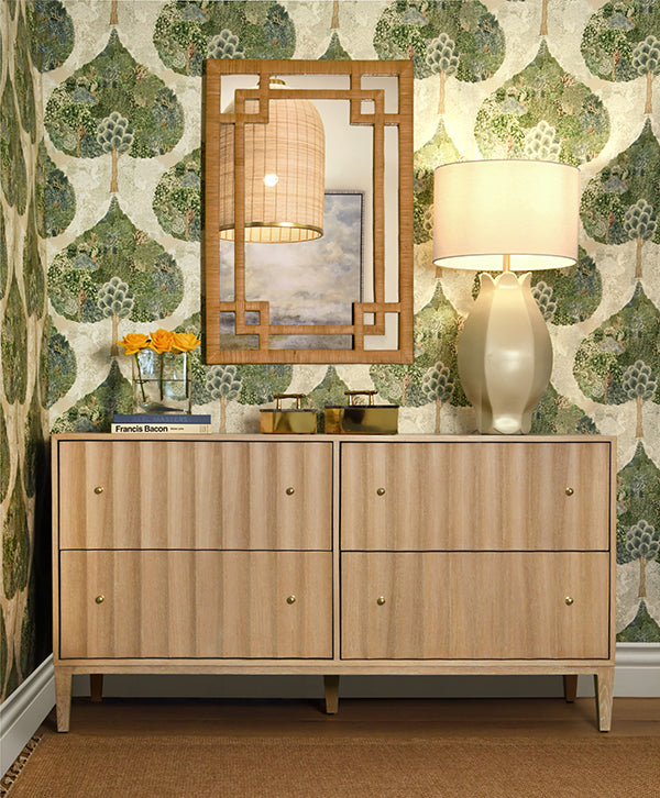 Worlds Away Geneva Mirror