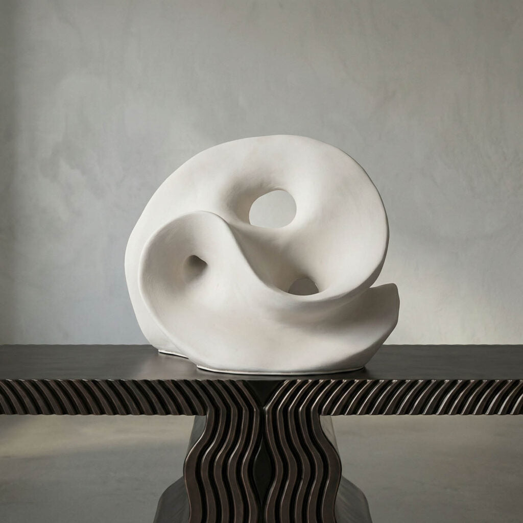 Noir Traugott Sculpture, Fiber Cement