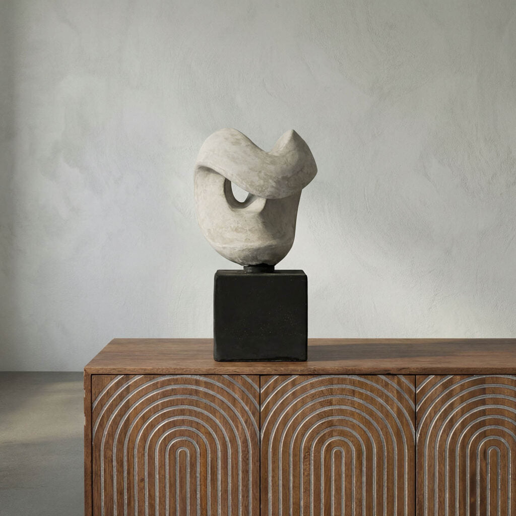 Noir Nobuko Sculpture, Fiber Cement