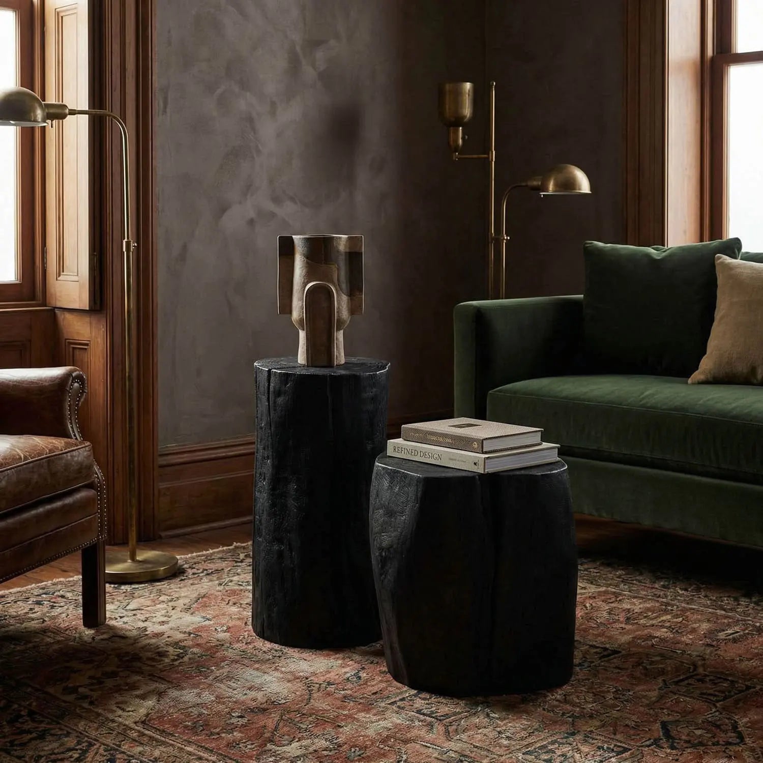 Noir Budi Side Table, Set Of 2
