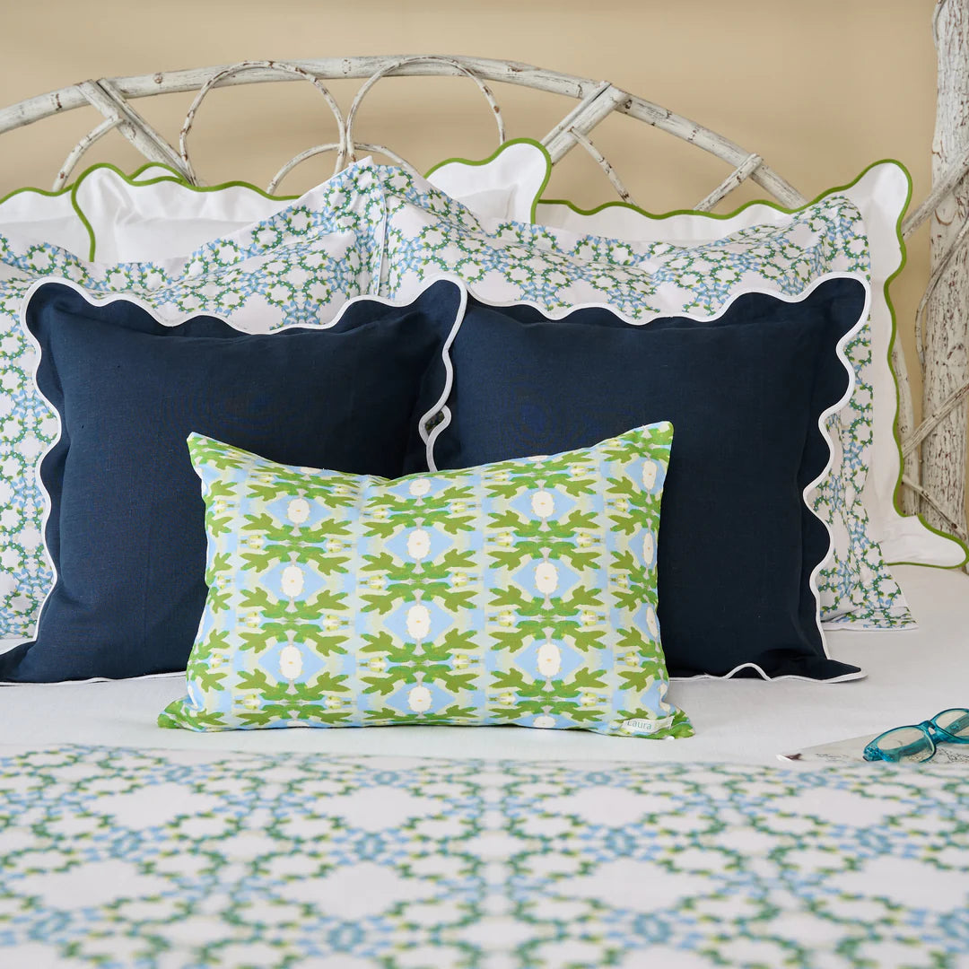 Laura Park Aprés Ski Linen Cotton Pillow