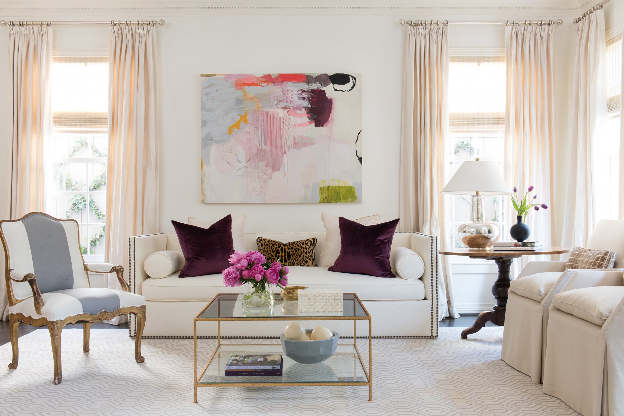 Worlds Away Quadro Coffee Table