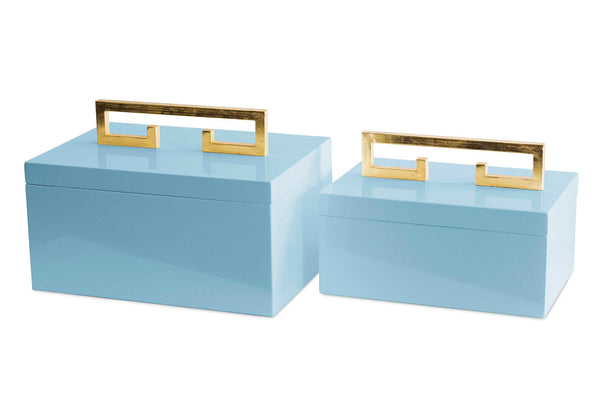 Couture Lighting Avondale Boxes [Set Of 2] Little Boy Blue