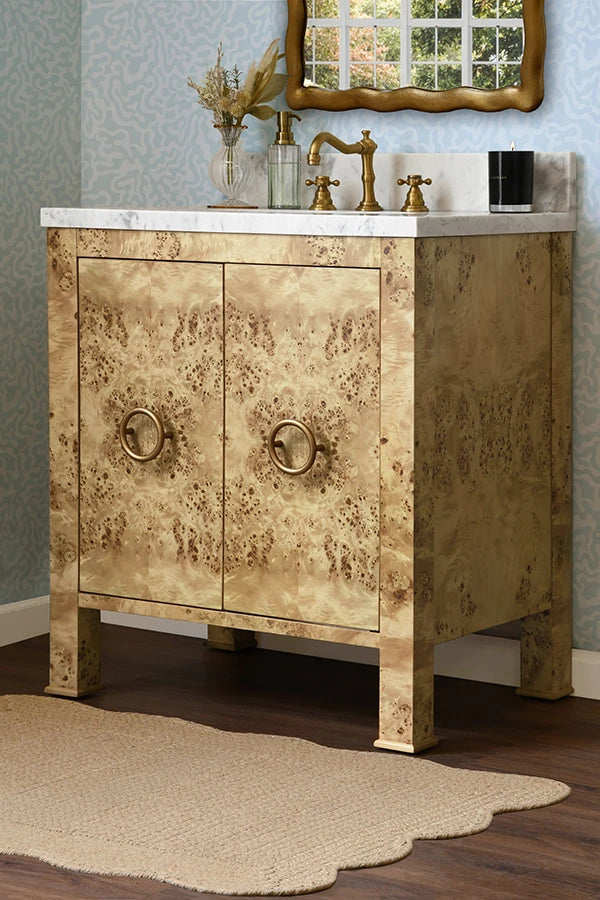 Worlds Away Blanche Bathroom Vanity