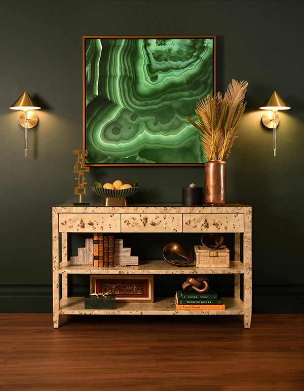 Worlds Away Briar Console Table