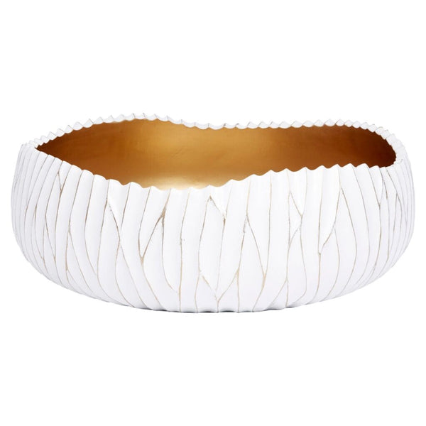 Dana Decorative Bowl with Gold Accents by Old World Designs