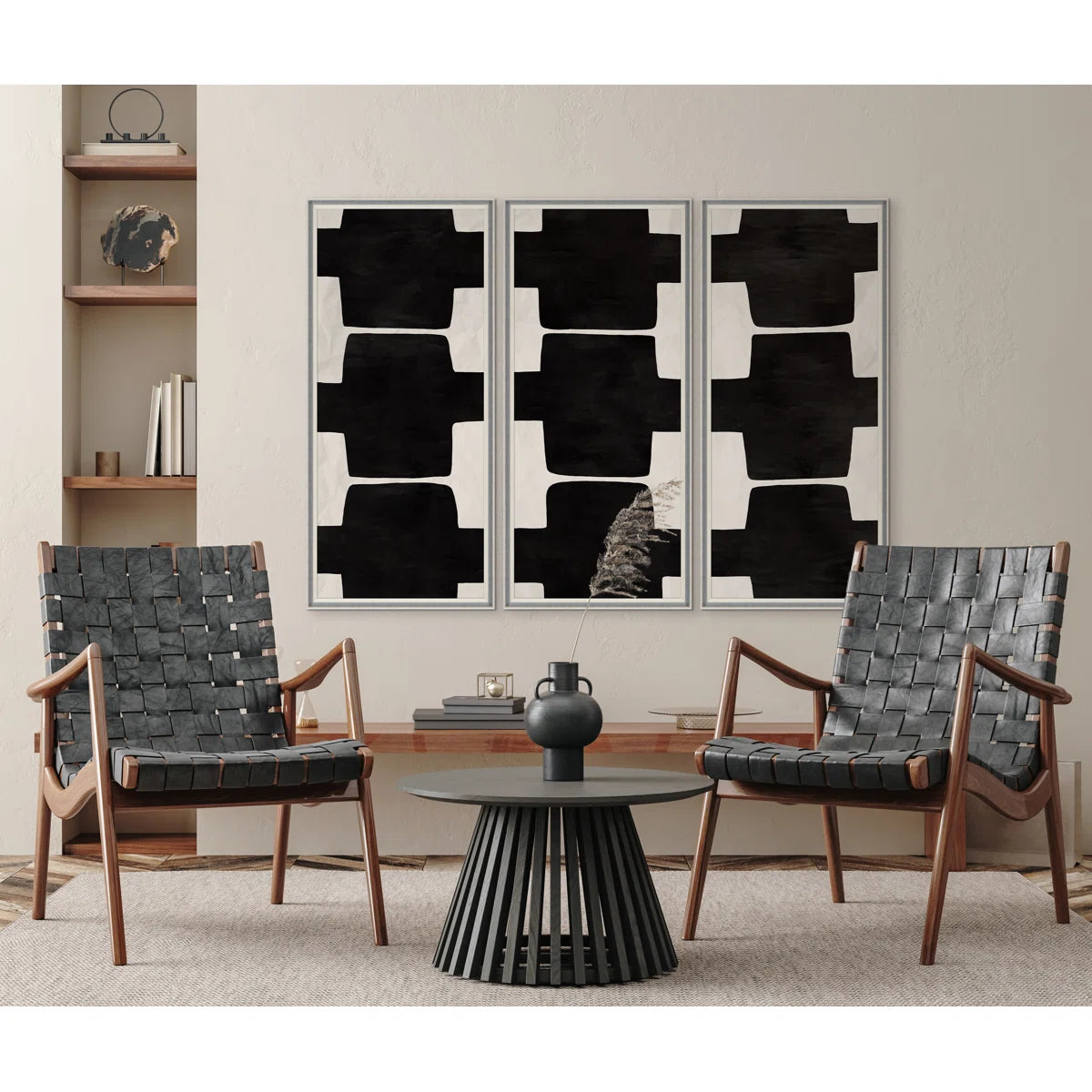 Paule Marrot Black and White Abstract Series 3