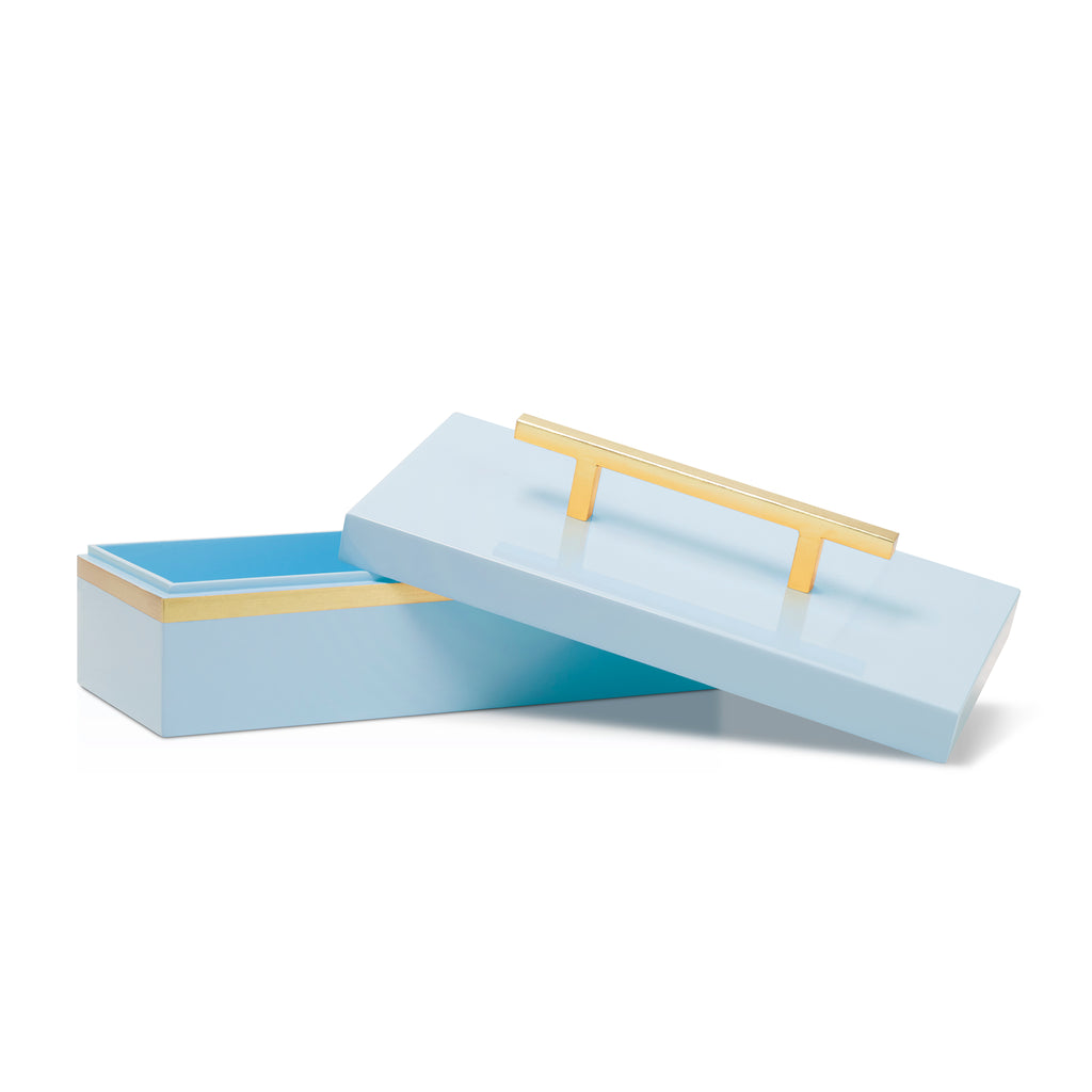 Couture Lighting Blair Boxes Light Blue (Single)