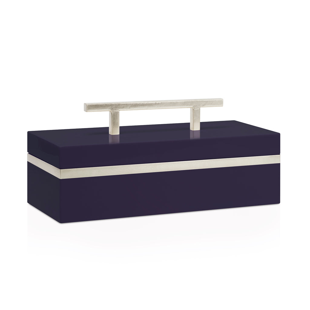 Couture Lighting Blair Box Navy With Silver (Single)