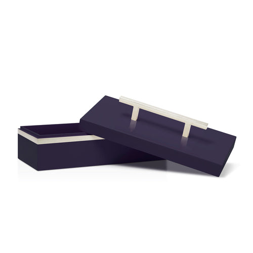 Couture Lighting Blair Box Navy With Silver (Single)