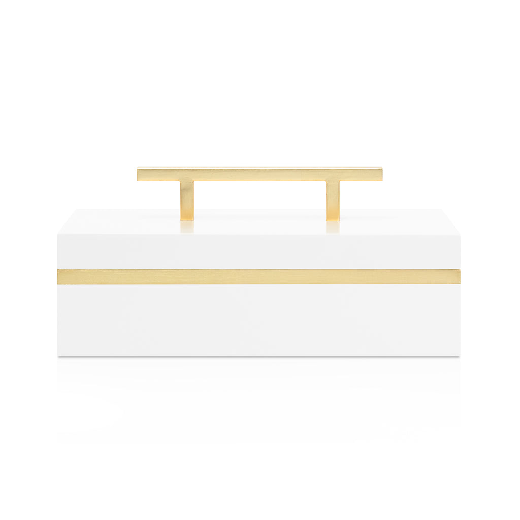 Couture Lighting Blair Box White And Gold (Single)
