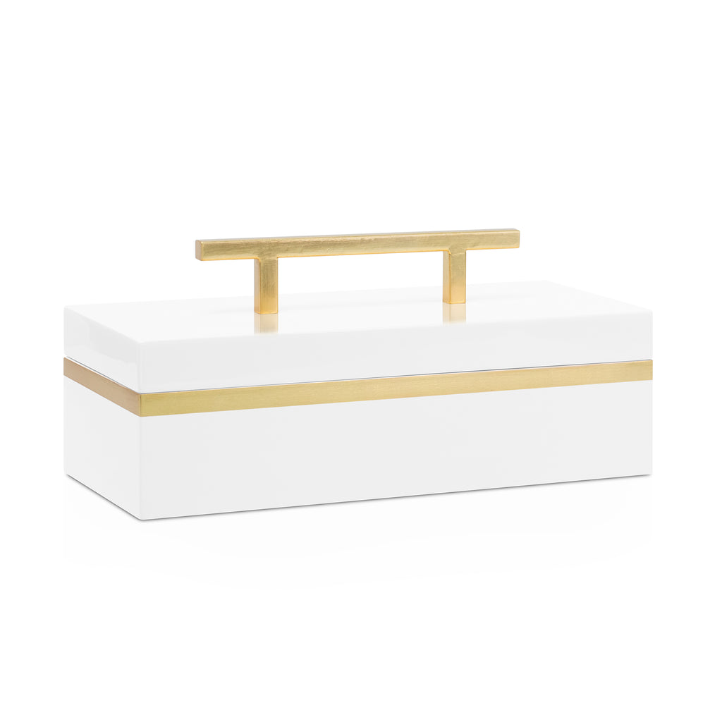 Couture Lighting Blair Box White And Gold (Single)
