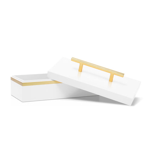 Couture Lighting Blair Box White And Gold (Single)