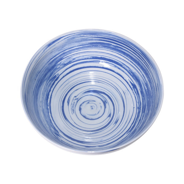 Bargain Basement Blue & White Marbleized Bowl by Legend of Asia