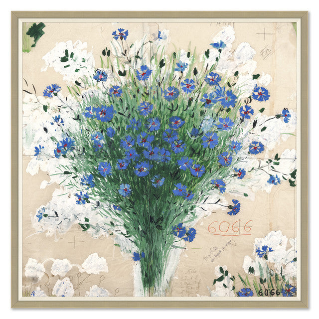 Paule Marrot Bouquet de Bleuets Art