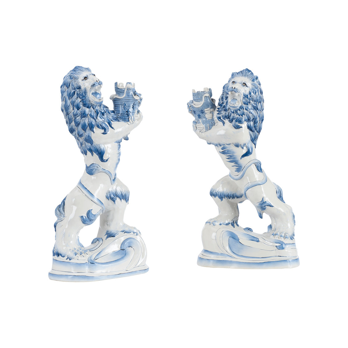 Chelsea House Faience Lions