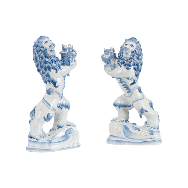 Chelsea House Faience Lions