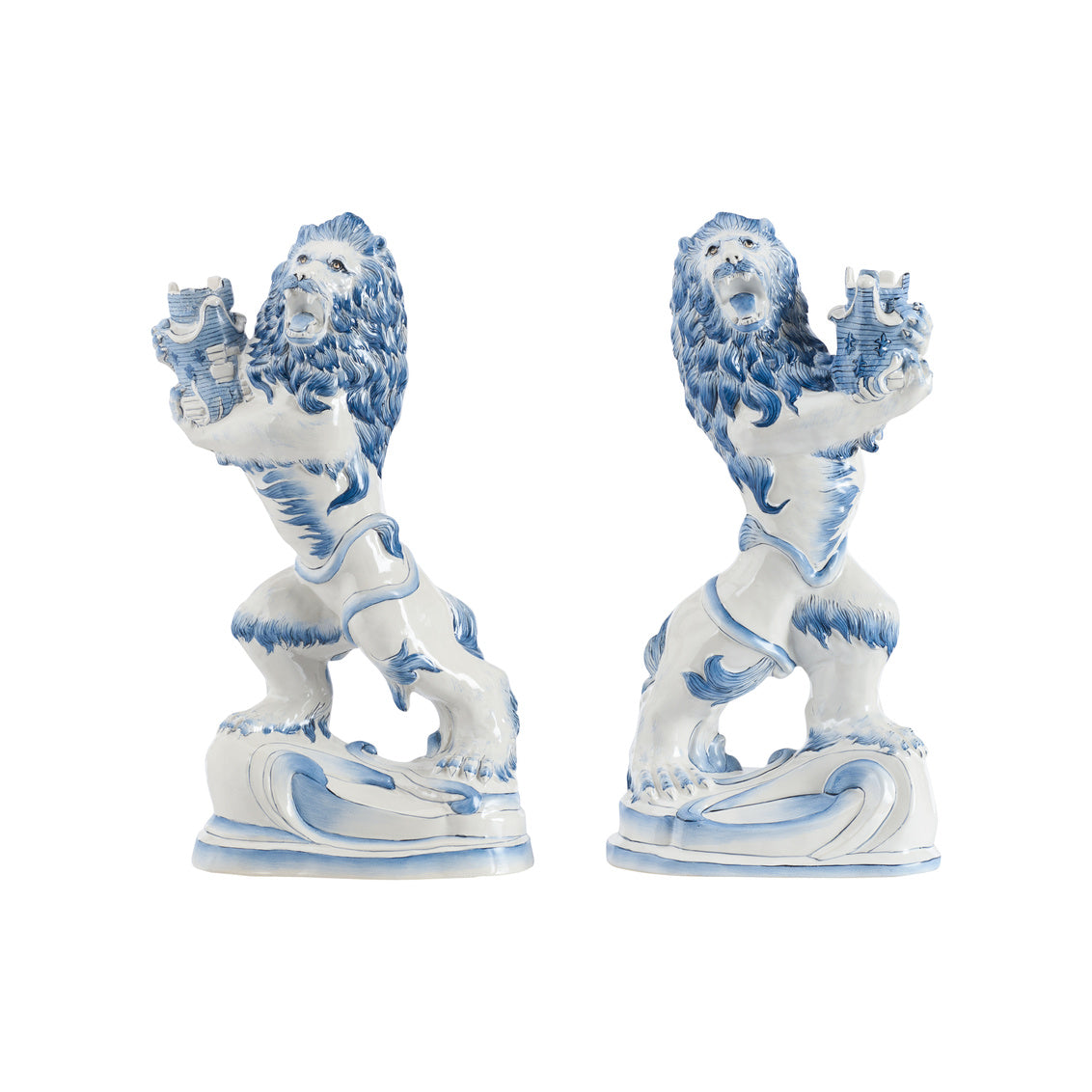 Chelsea House Faience Lions