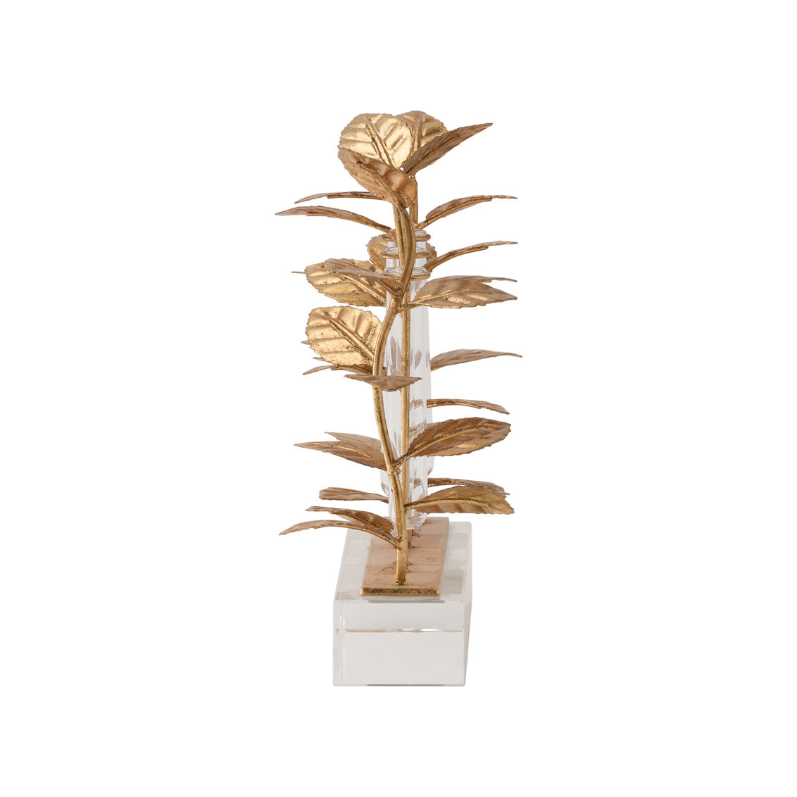 Chelsea House Eucalyptus Gold Leaf Vase