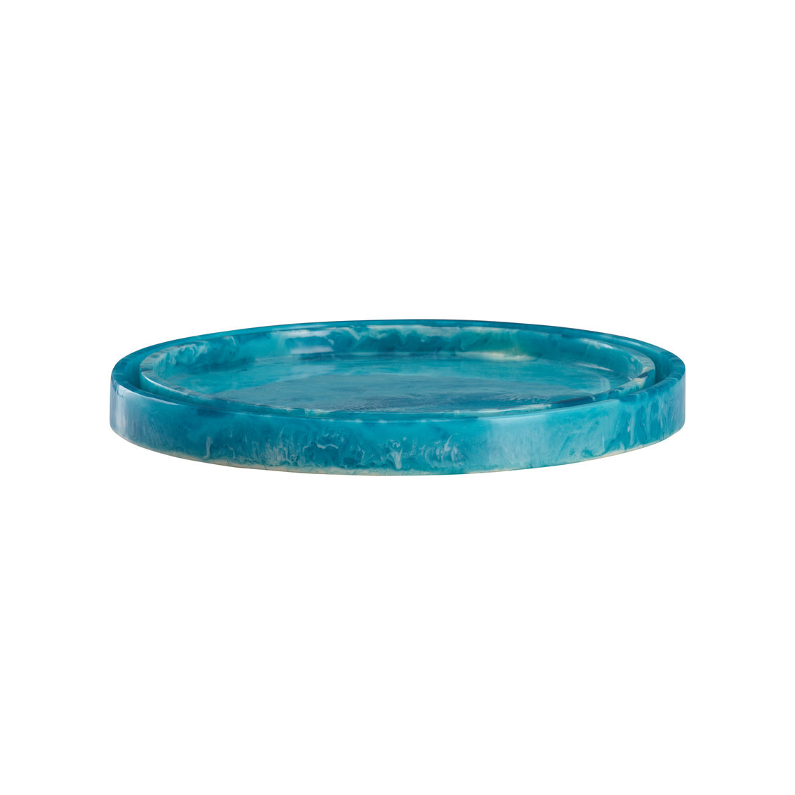 Chelsea House Vista Blue Tray Set Of 2
