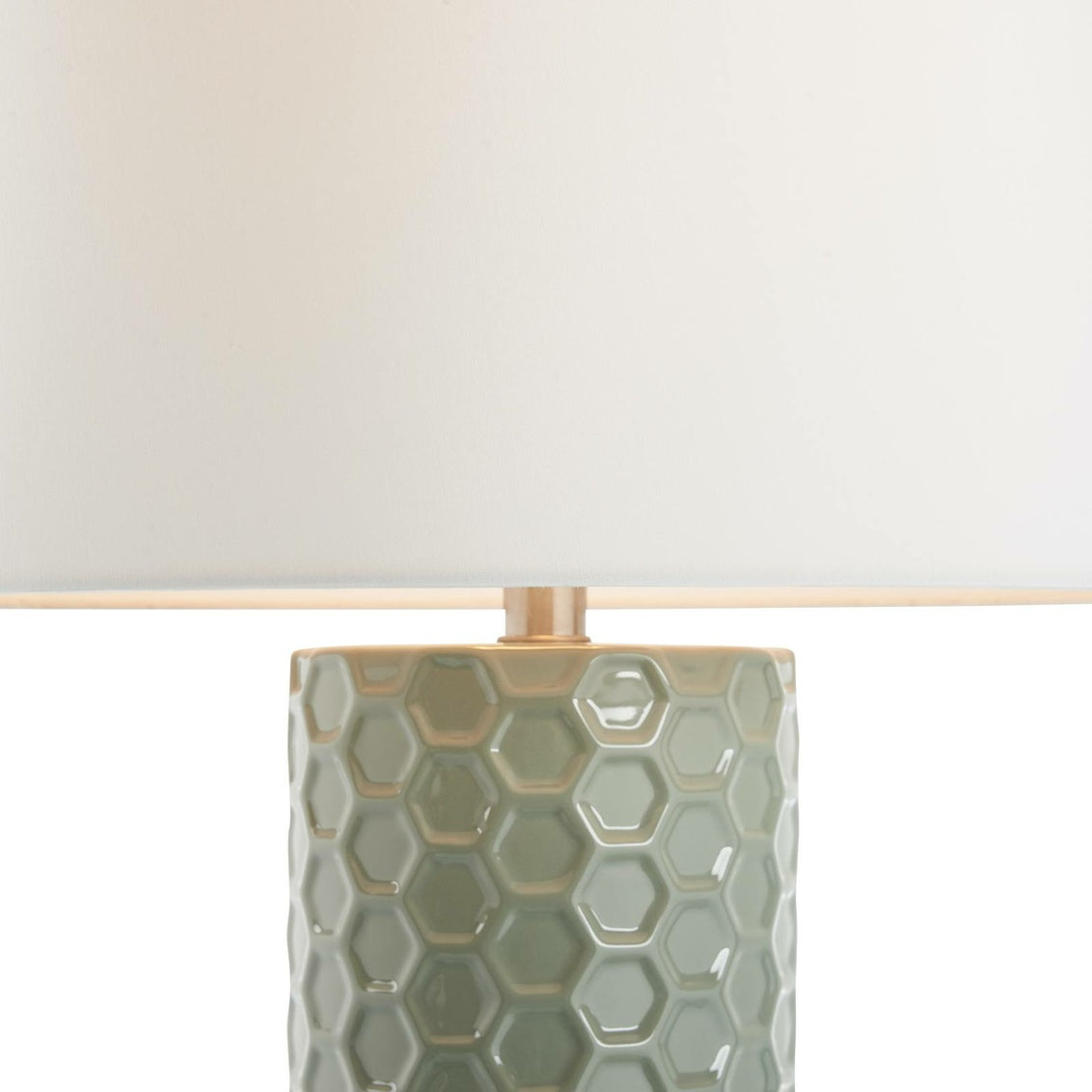 Chelsea House April Honeycomb Lamp Green