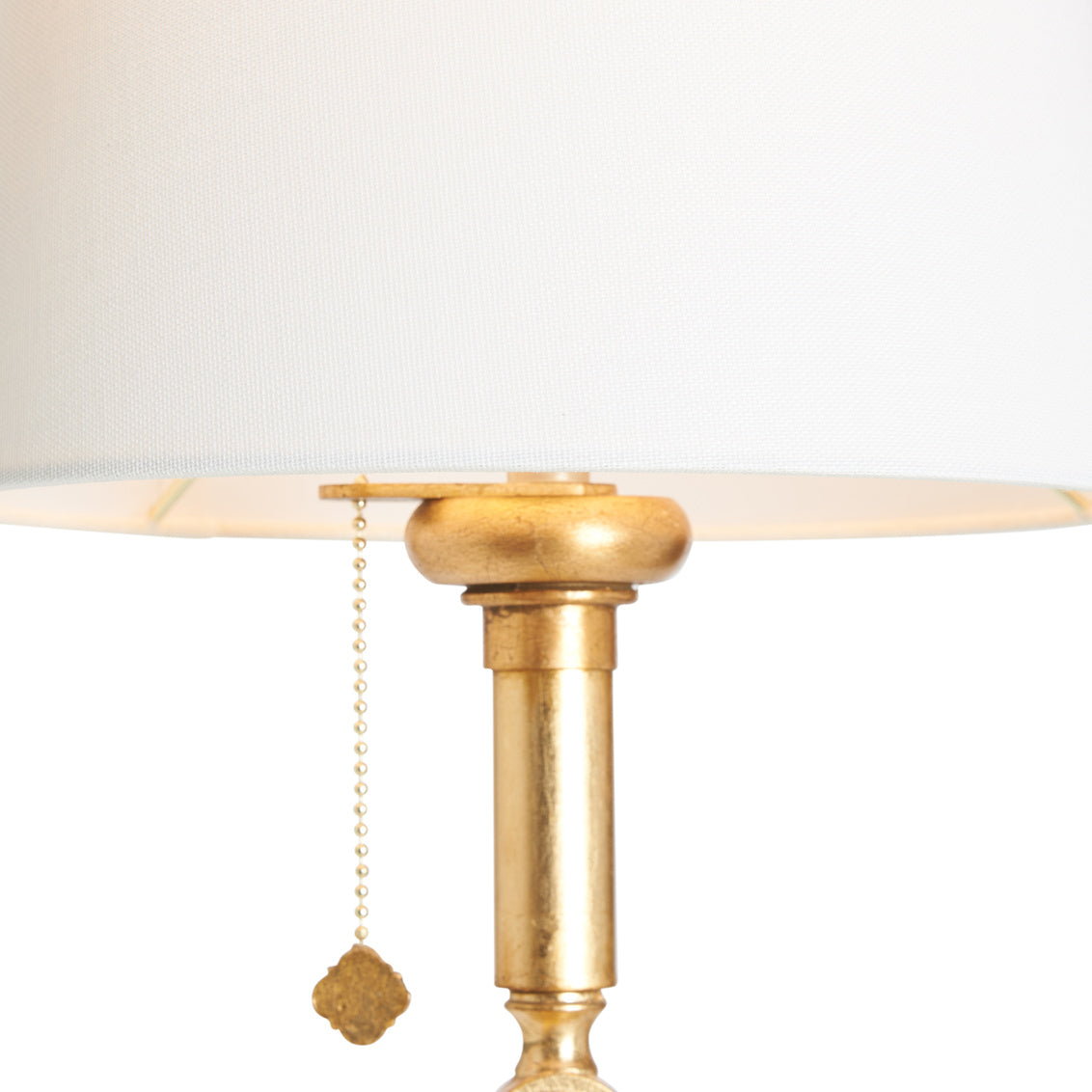 Chelsea House Quatrefoil Floor Lamp Gold Leaf